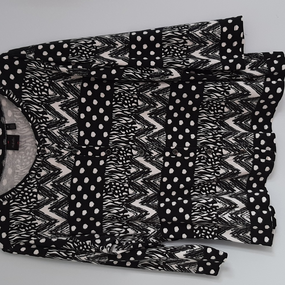 Black and white cardigan